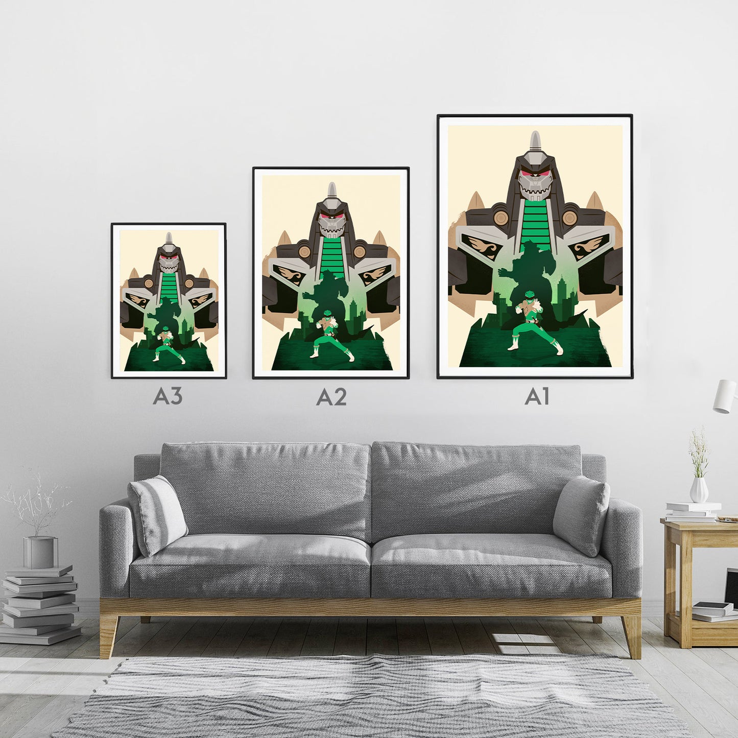 Power Rangers Dragonzord Poster Print