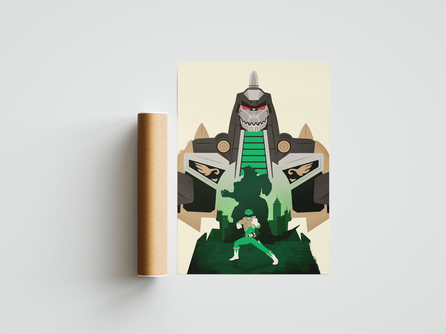 Power Rangers Dragonzord Poster Print