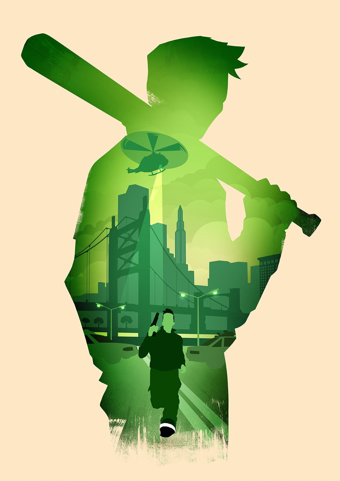 Grand Theft Auto Series Posters - GTA 3 - GTA Vice City - GTA San Andreas