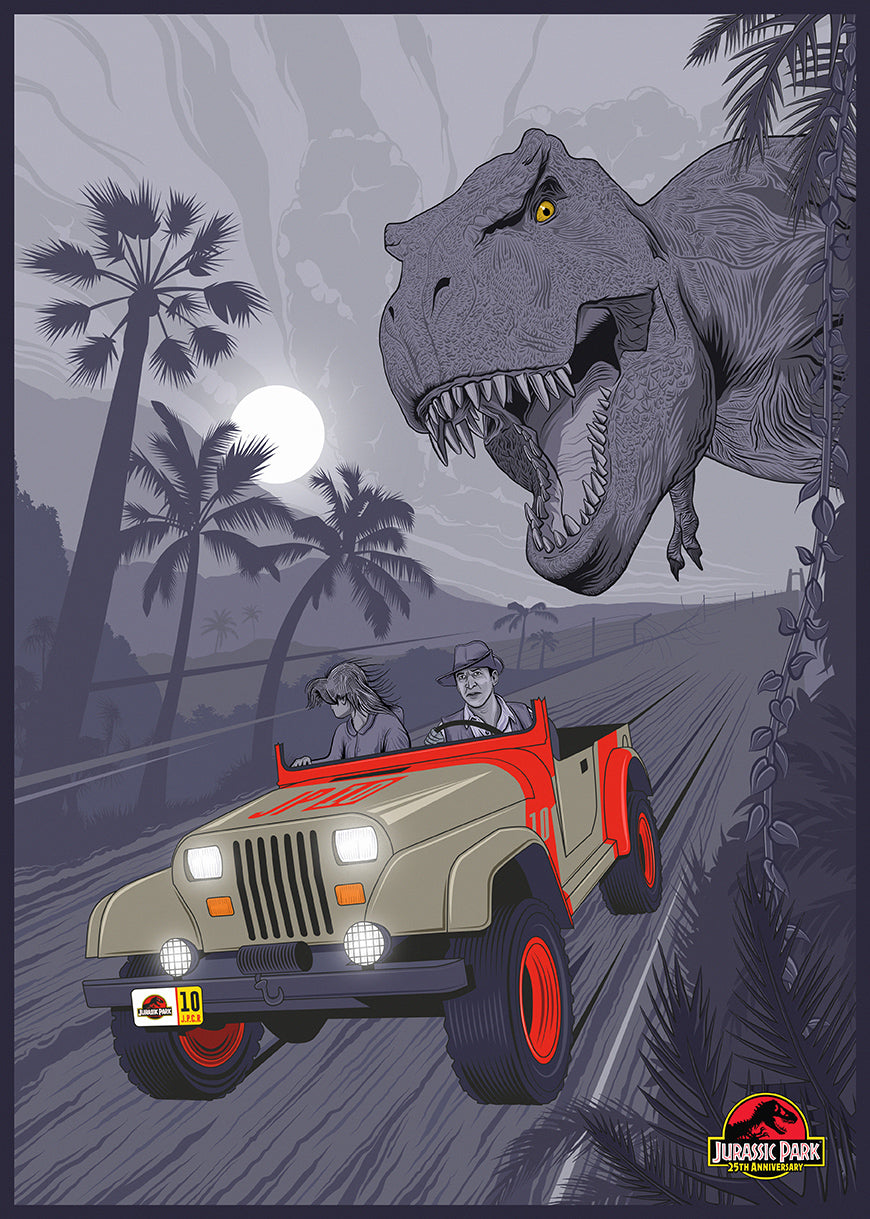 Jurassic Park 25th Anniversary Poster Print