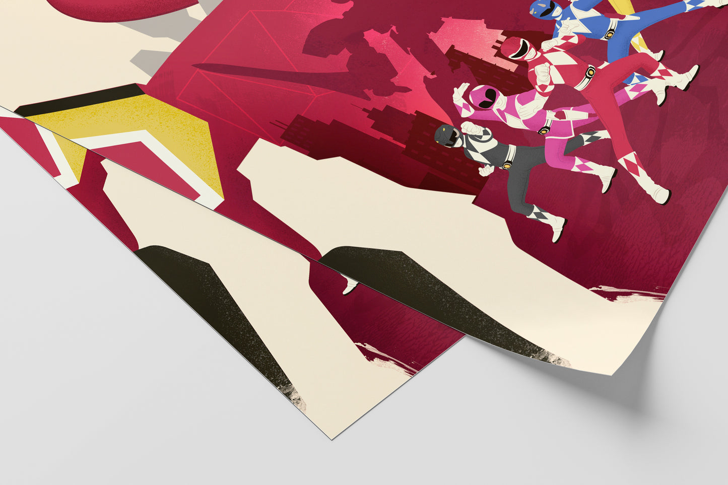 Mighty Morphin Power Rangers Poster Print