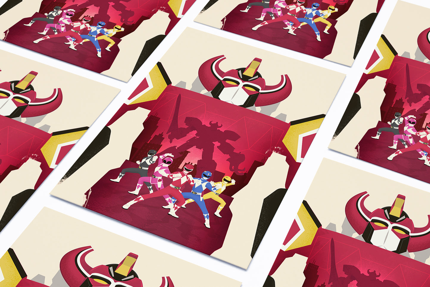 Mighty Morphin Power Rangers Poster Print