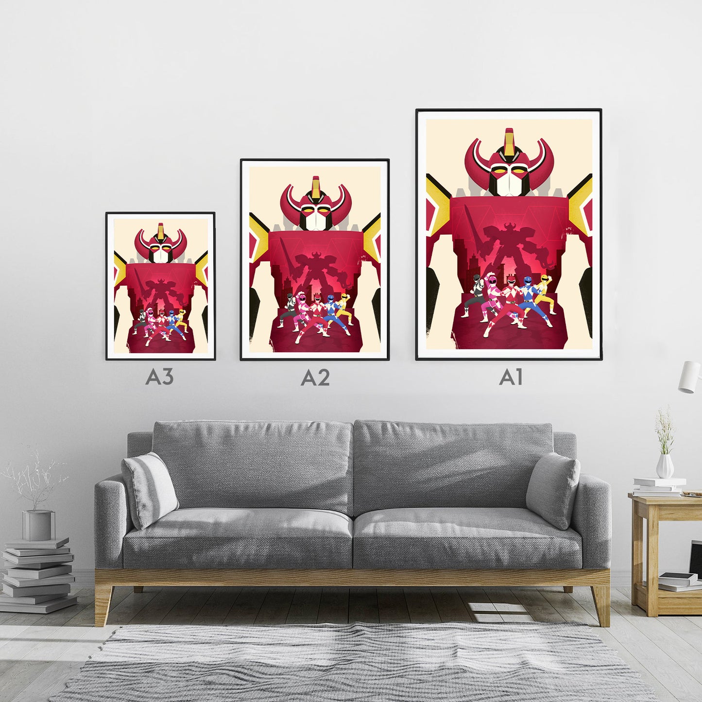 Mighty Morphin Power Rangers Poster Print