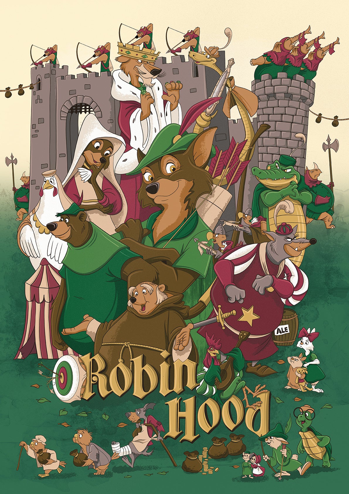 Disney Robin Hood Poster