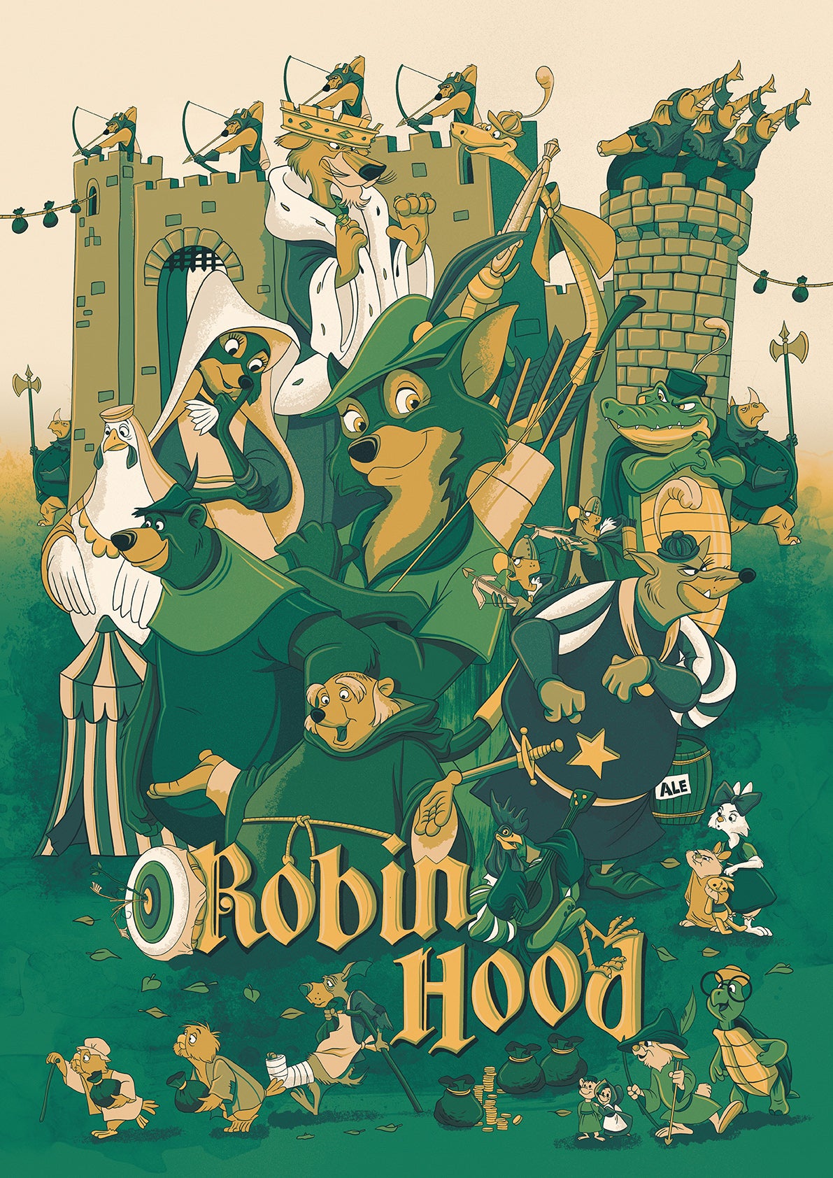 Disney Robin Hood Poster