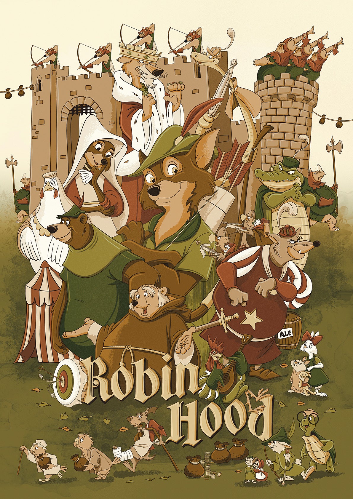 Disney Robin Hood Poster