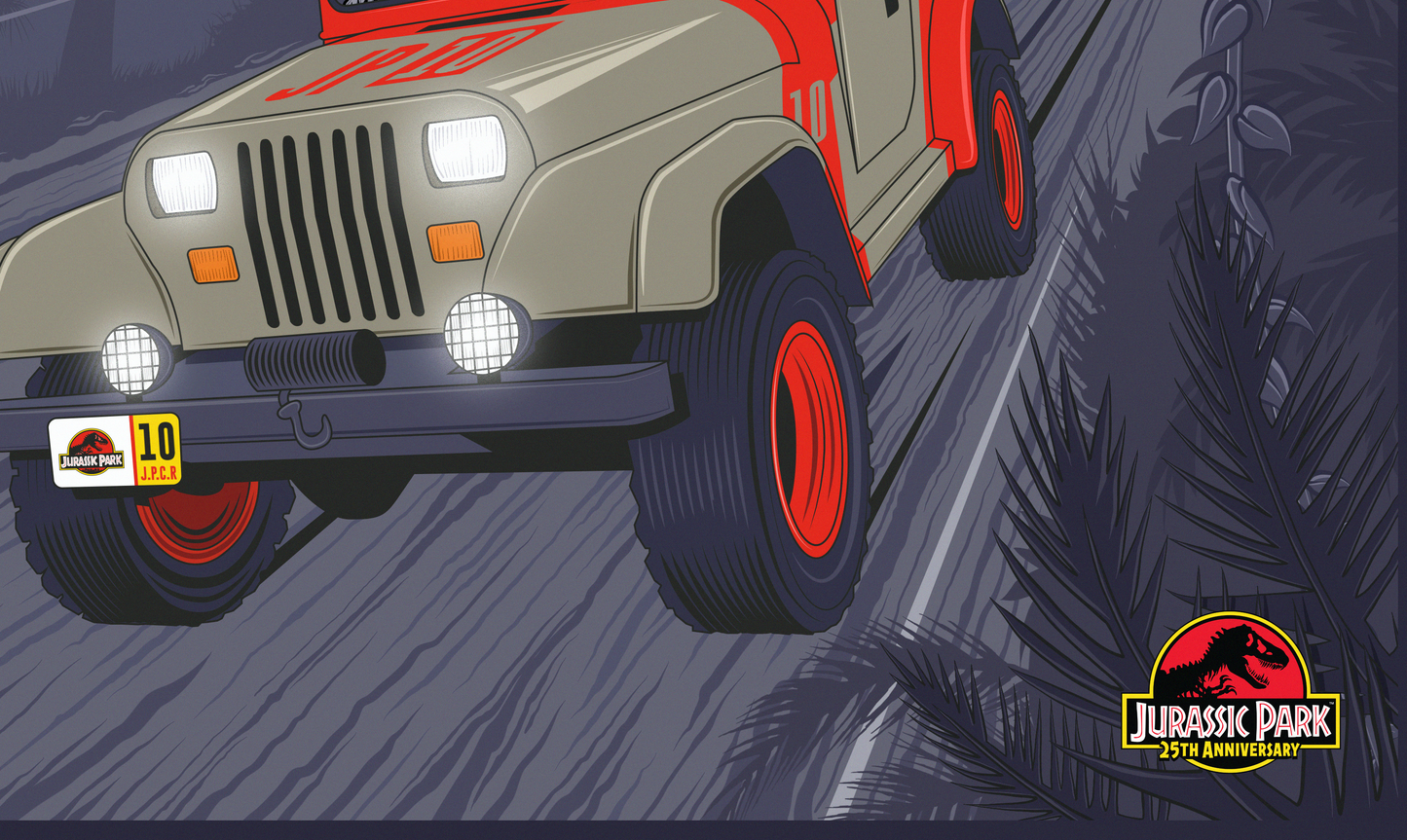 Jurassic Park 25th Anniversary Poster Print