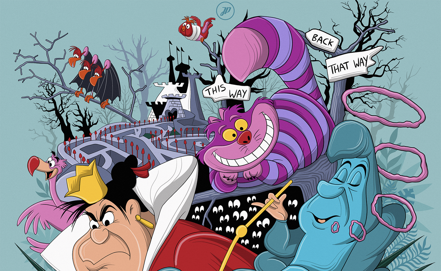 Disney Alice In Wonderland Poster Print