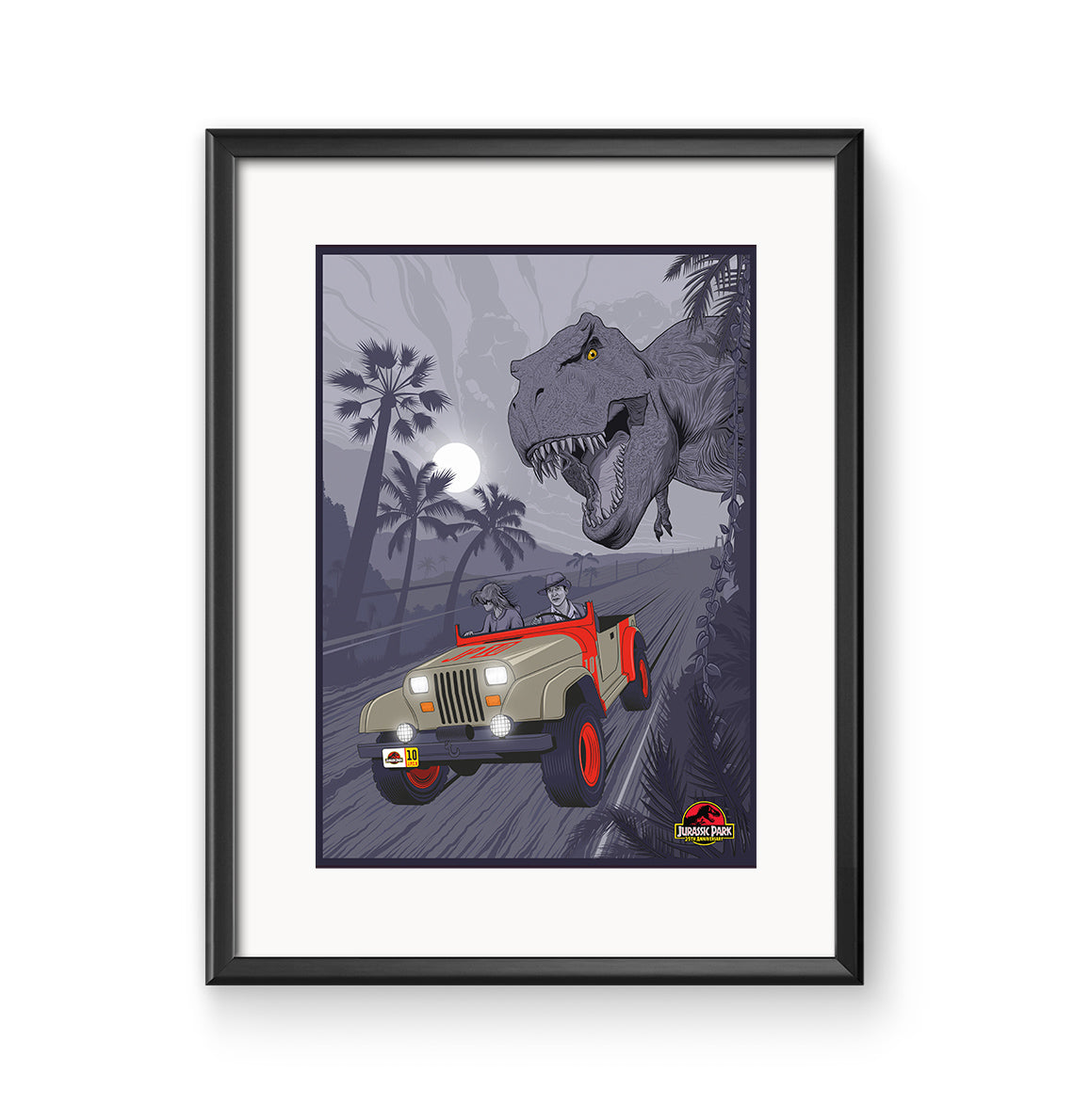 Jurassic Park 25th Anniversary Poster Print