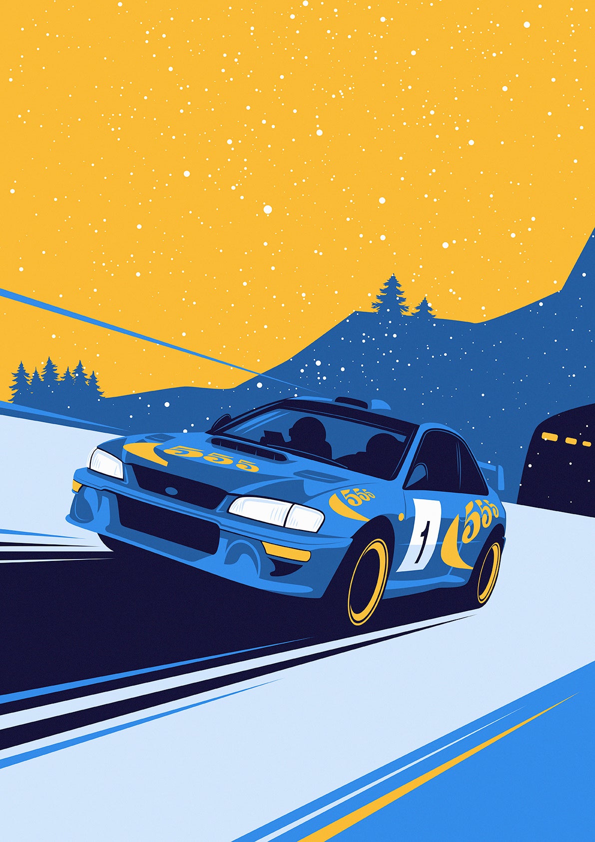 Classic Rally Prints - Impreza - Evo - Focus