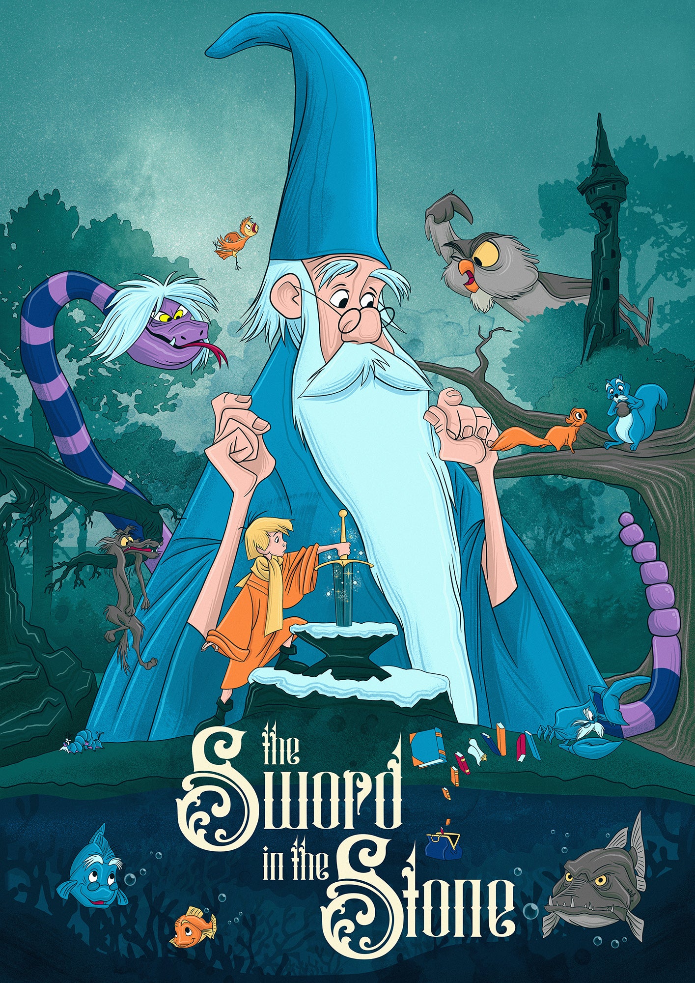 Disney The Sword In The Stone Poster