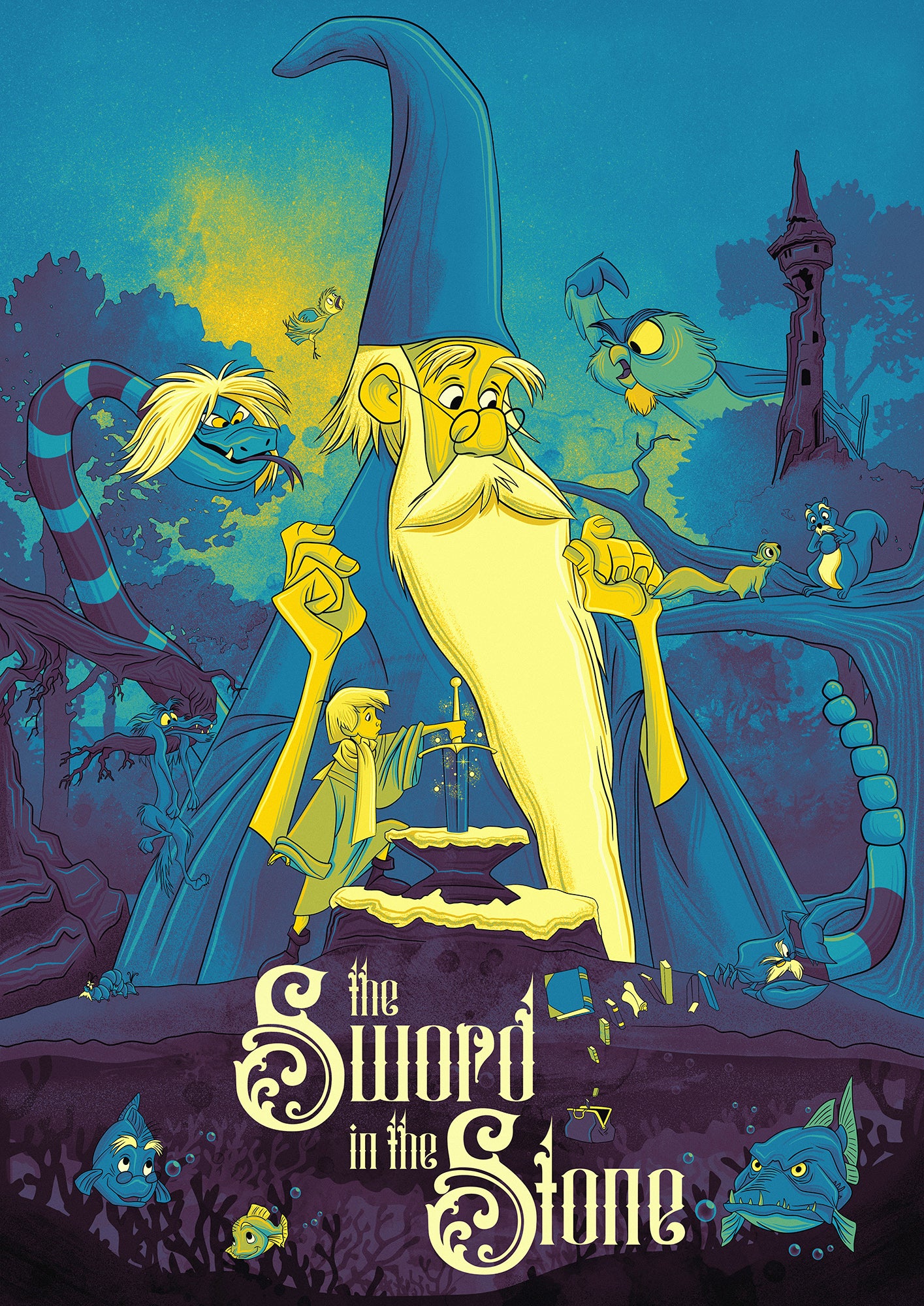 Disney The Sword In The Stone Poster