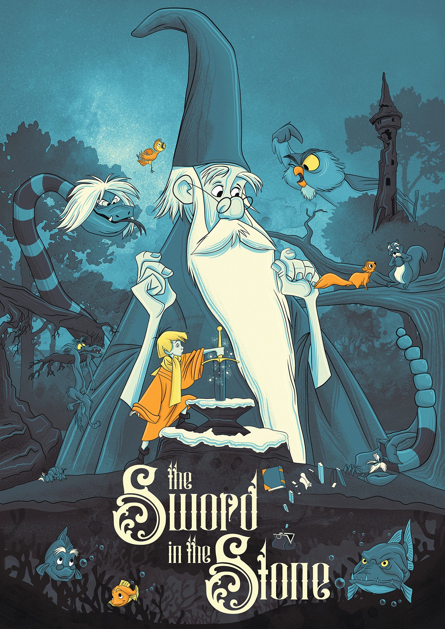 Disney The Sword In The Stone Poster