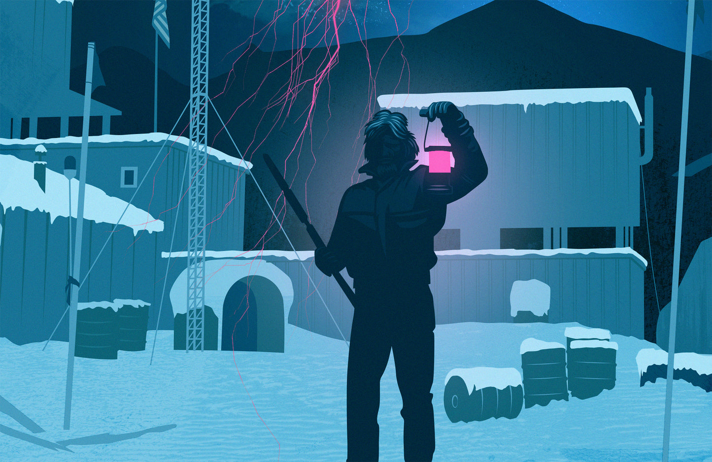 John Carpenter's The Thing Movie Poster Print