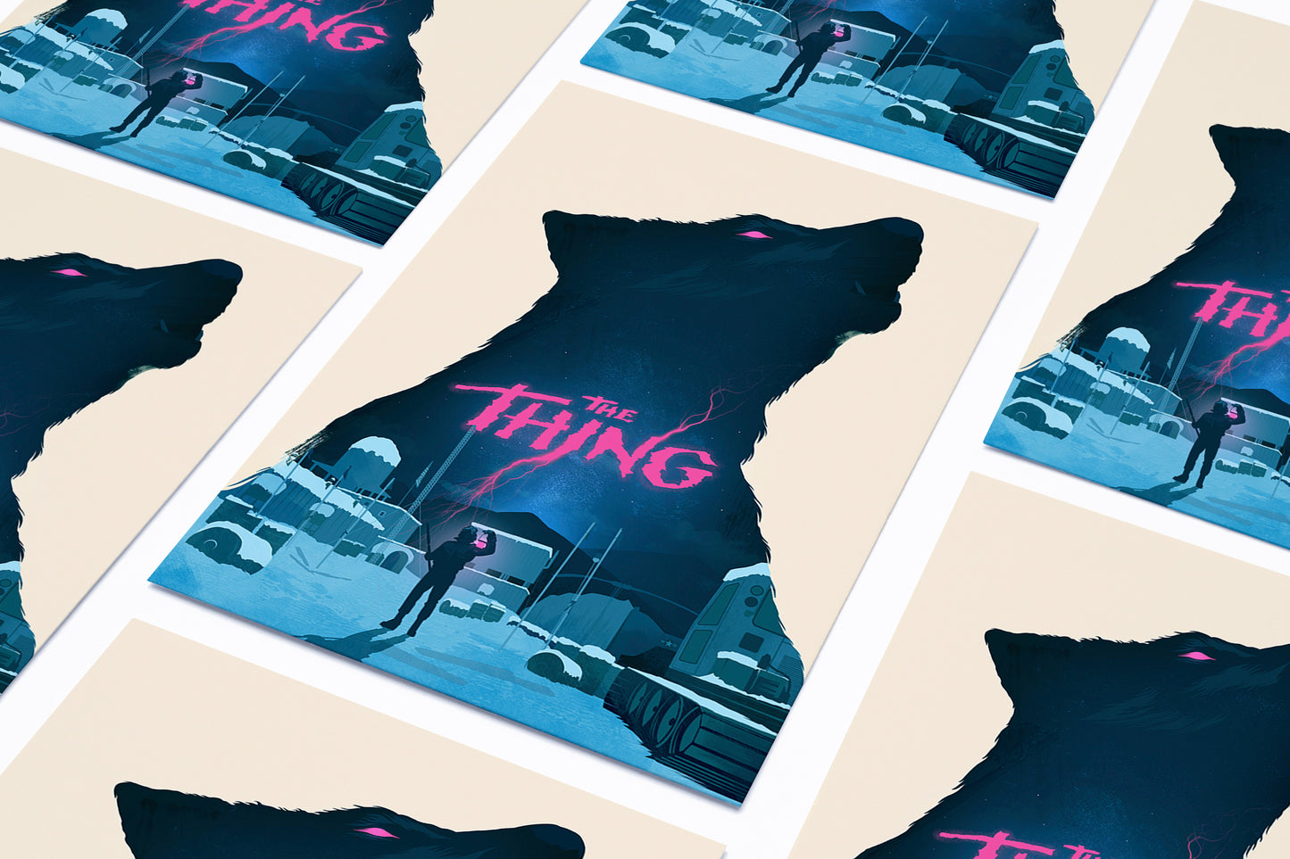 John Carpenter's The Thing Movie Poster Print