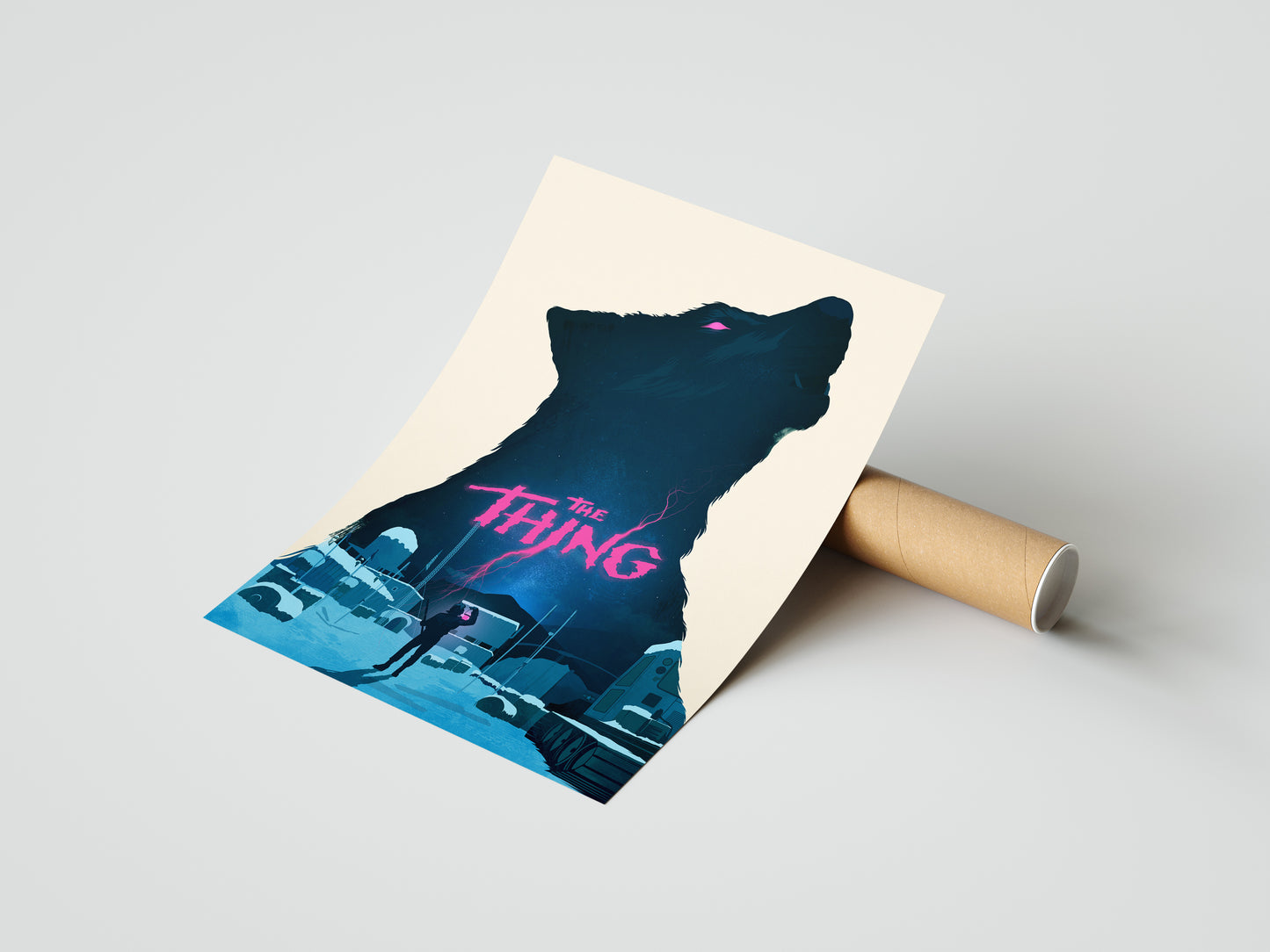 John Carpenter's The Thing Movie Poster Print