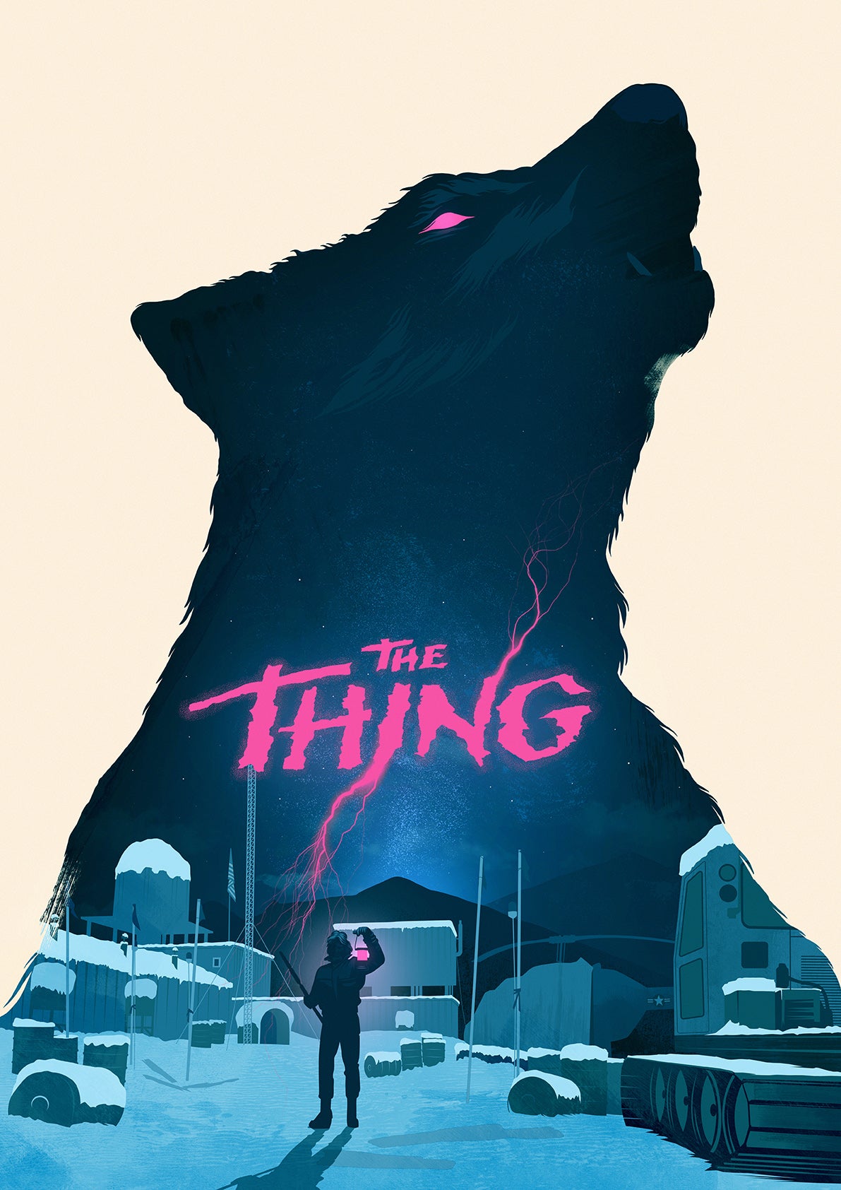 John Carpenter's The Thing Movie Poster Print