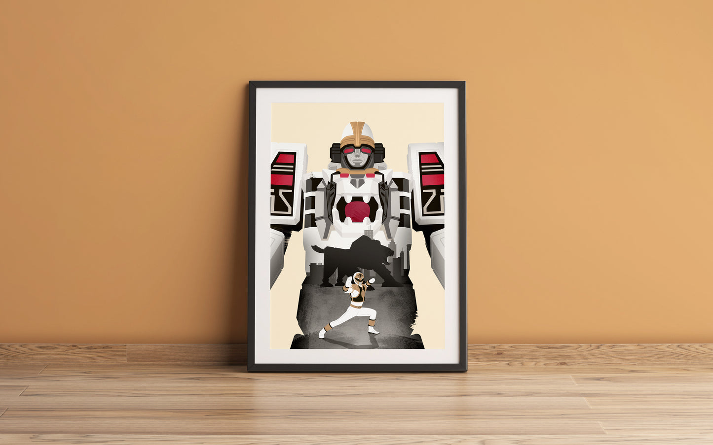 Power Rangers Tigerzord Poster Print