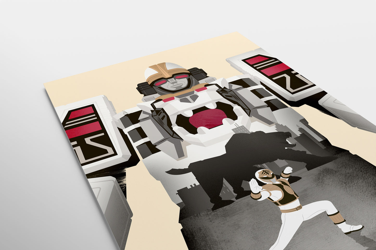 Power Rangers Tigerzord Poster Print