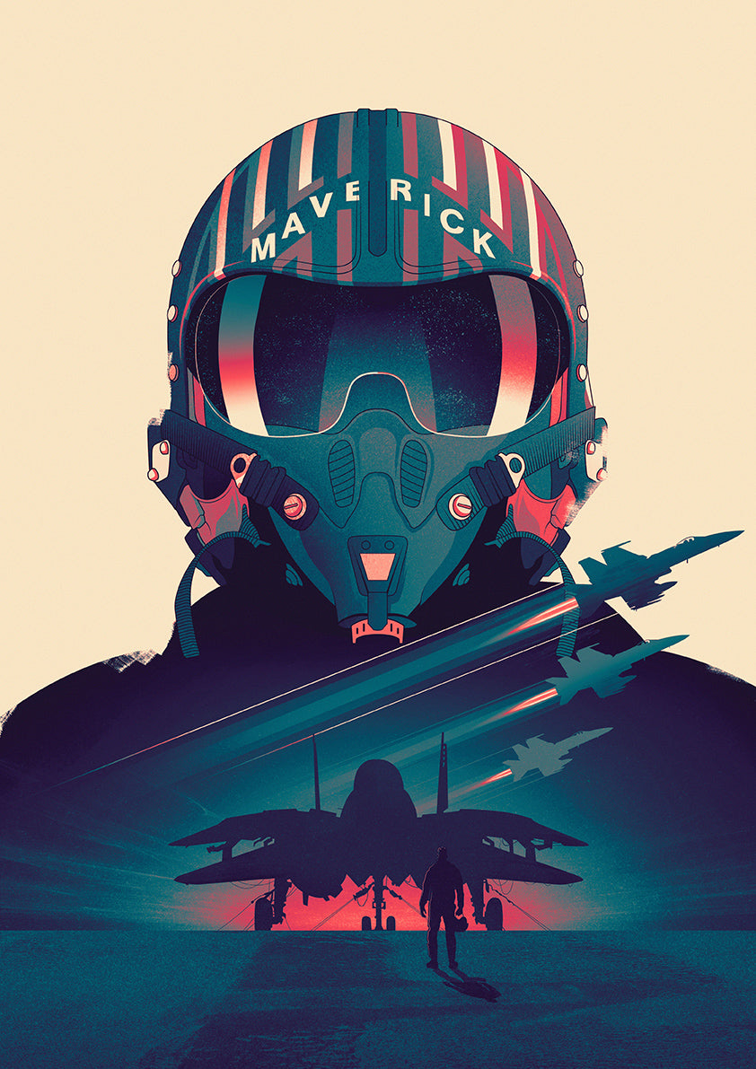 Top Gun Movie Poster Print