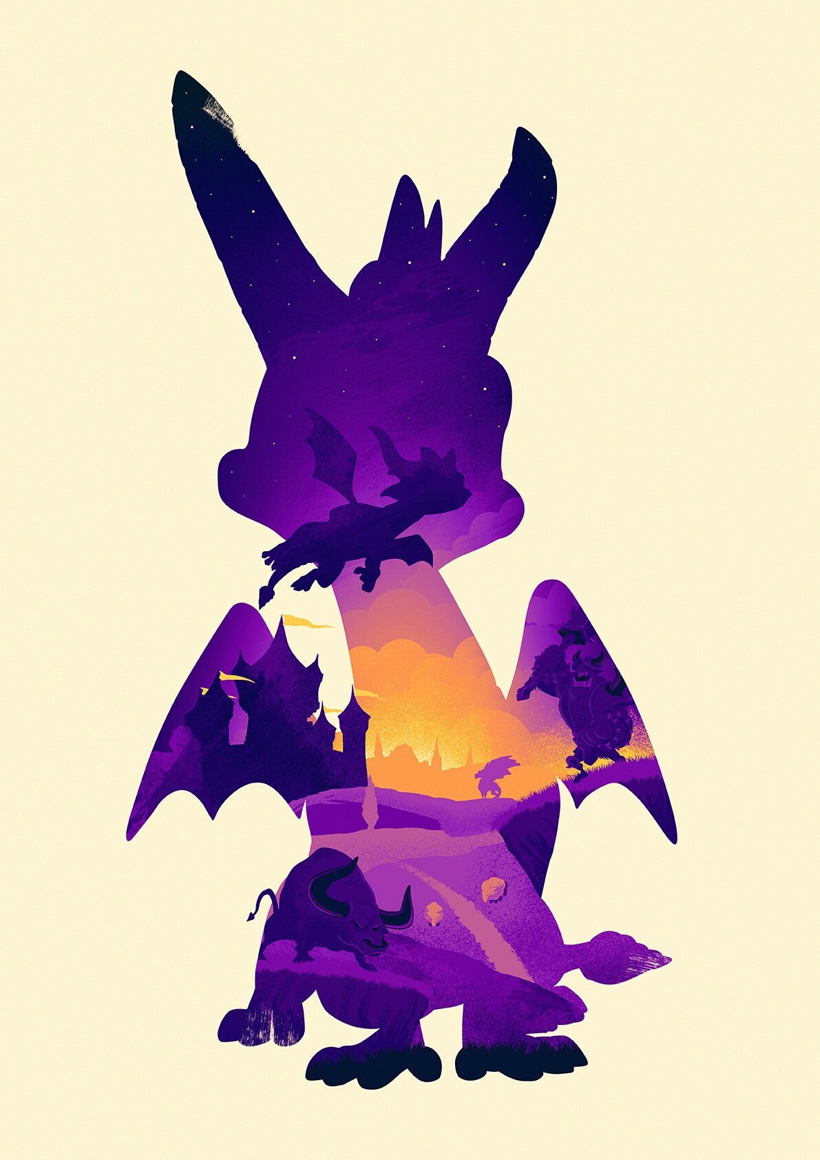 Spyro the Dragon Poster Print