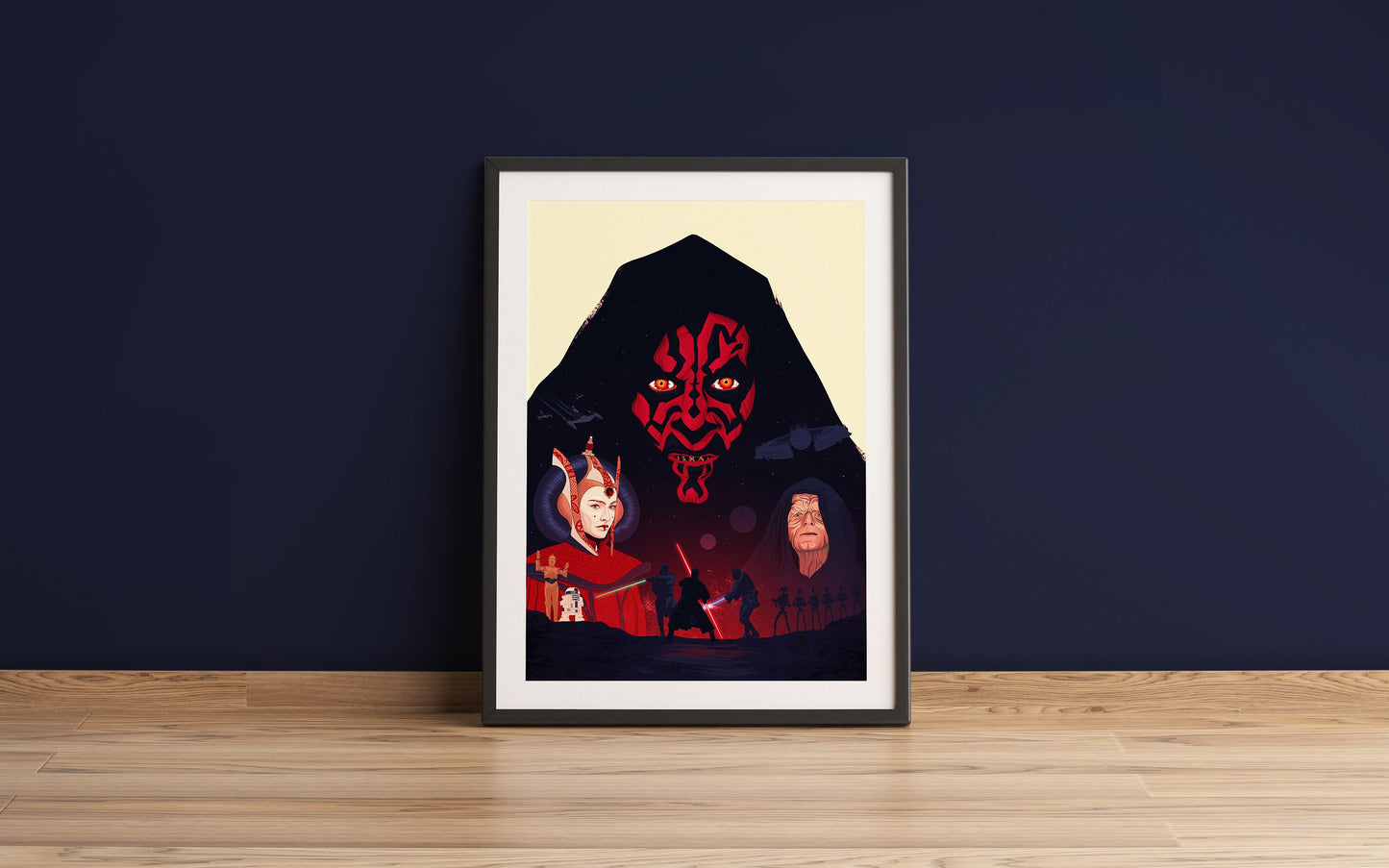 Star Wars Poster | Episode I – The Phantom Menace Print