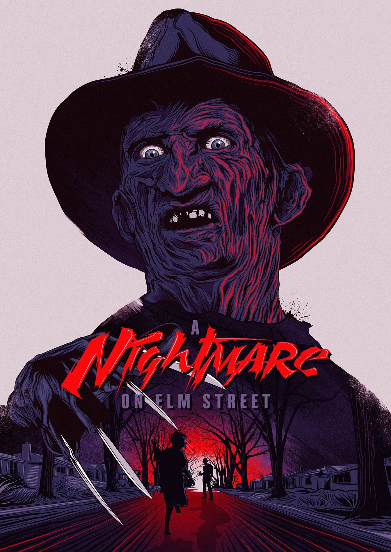 A Nightmare On Elm Street Poster Print - Freddy Krueger