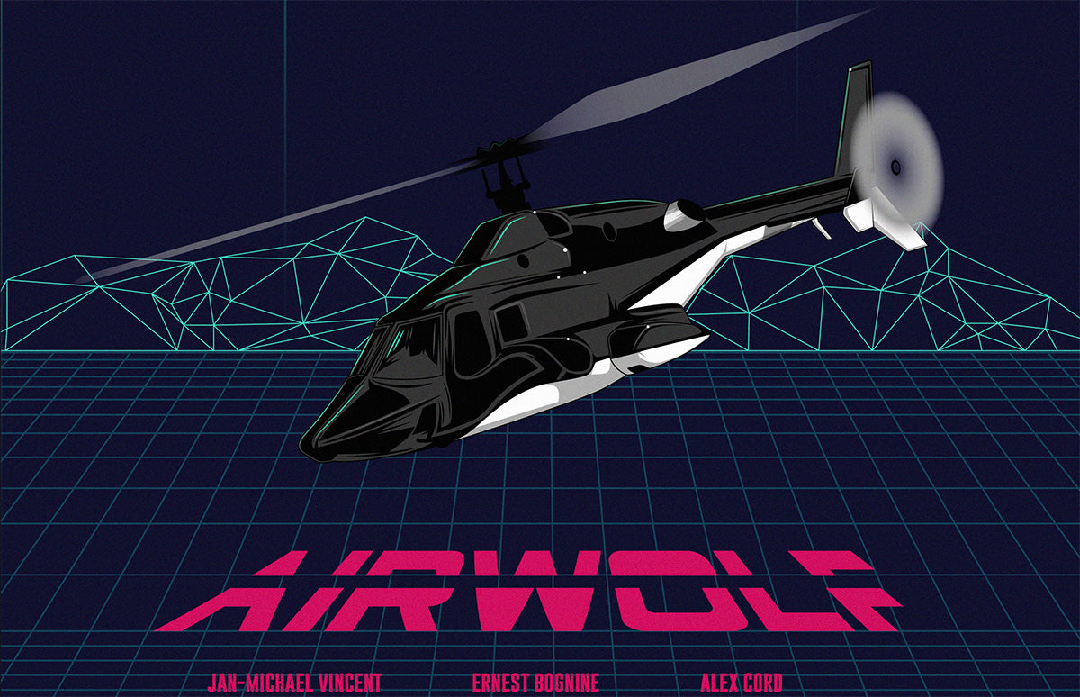 Airwolf Poster Print