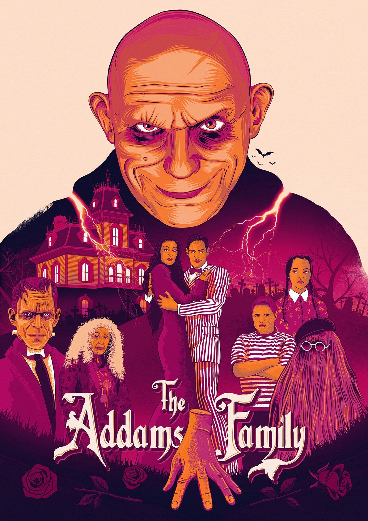 The Addams Family Poster Print