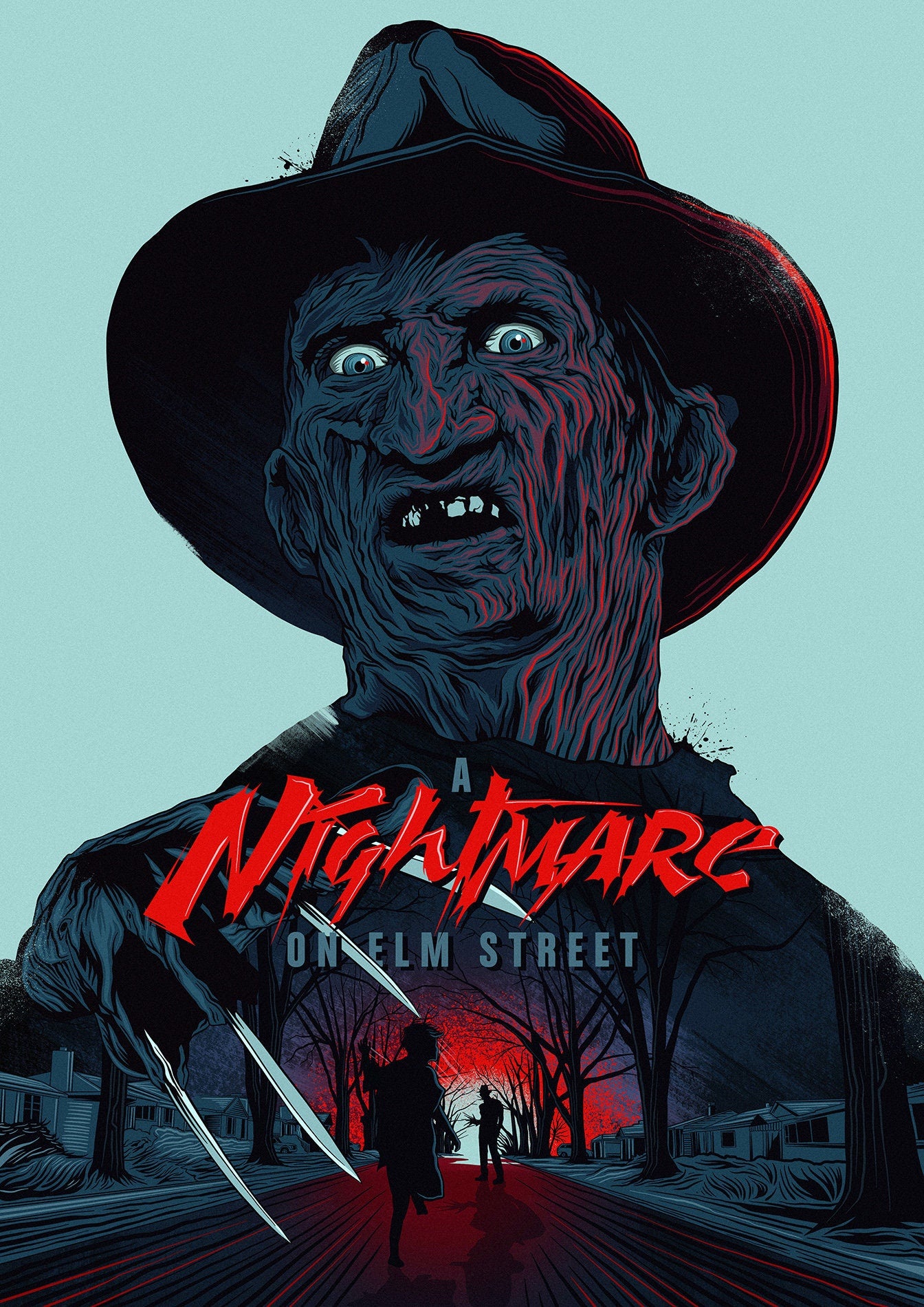 A Nightmare On Elm Street Poster Print - Freddy Krueger