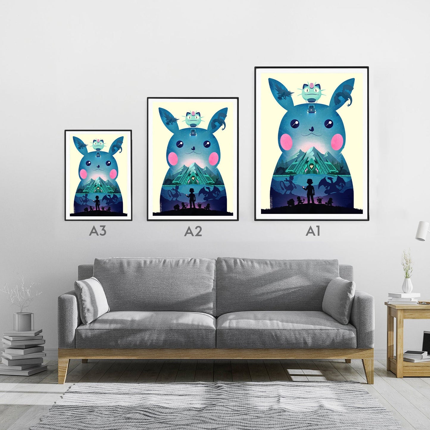 Pokemon Pikachu Poster Print
