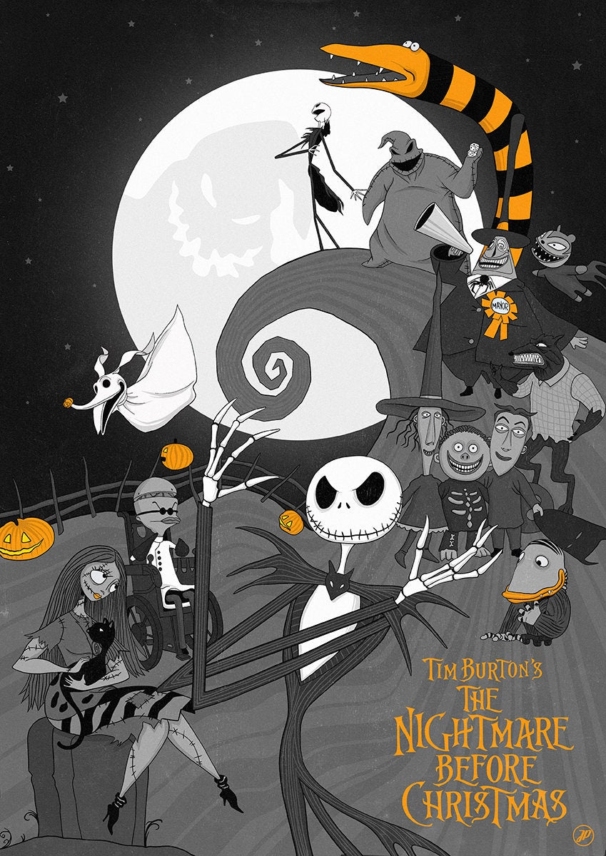 The Nightmare Before Christmas Poster - Pumpkin Jack