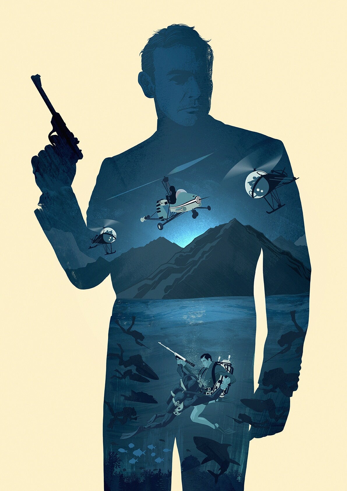 007 James Bond Collection Poster Prints