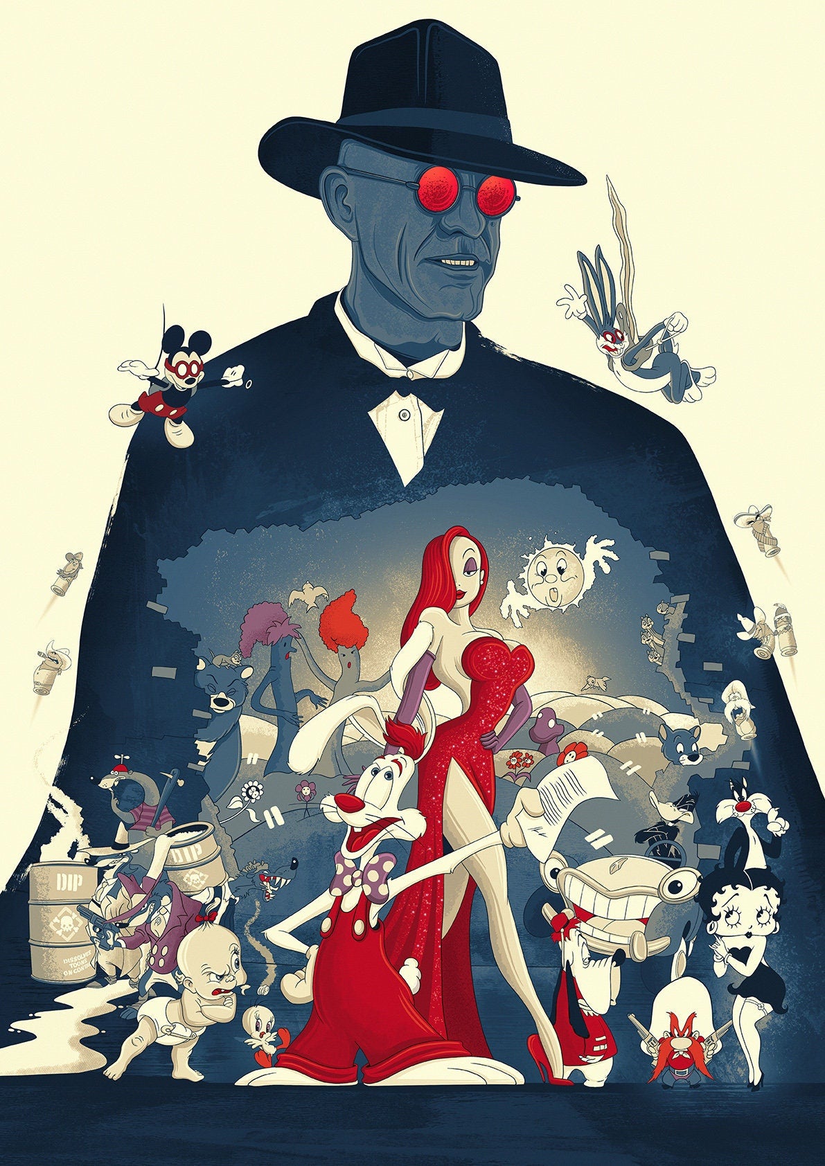 Who Framed Roger Rabbit Poster Print