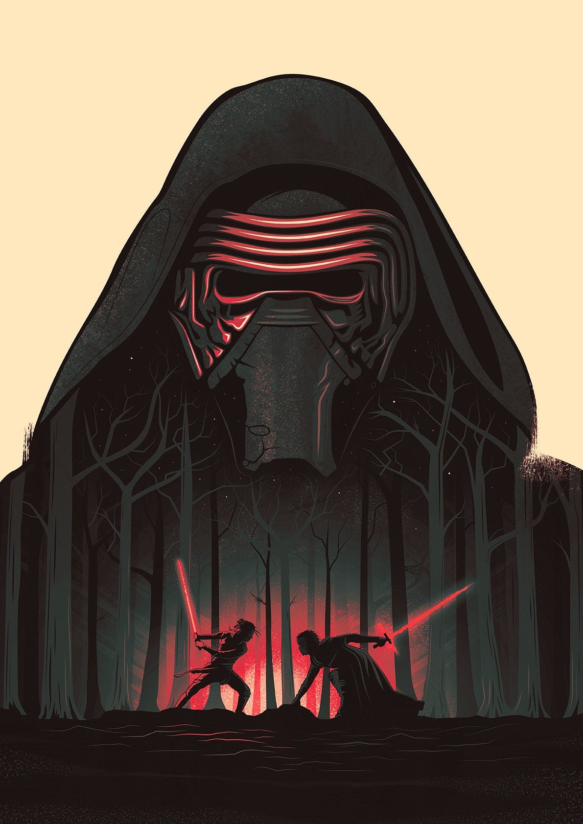 Star Wars Poster | The Force Awakens Print | Kylo Ren