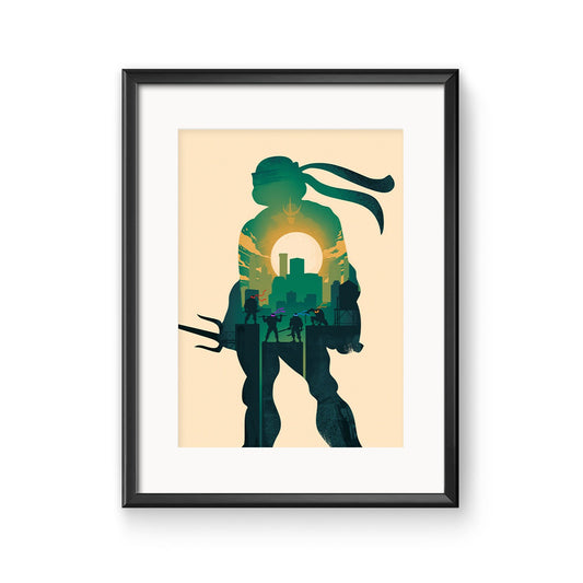Teenage Mutant Hero Turtles Poster TMHT Print