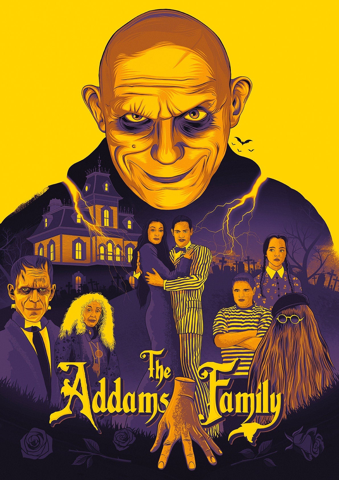 The Addams Family Poster Print