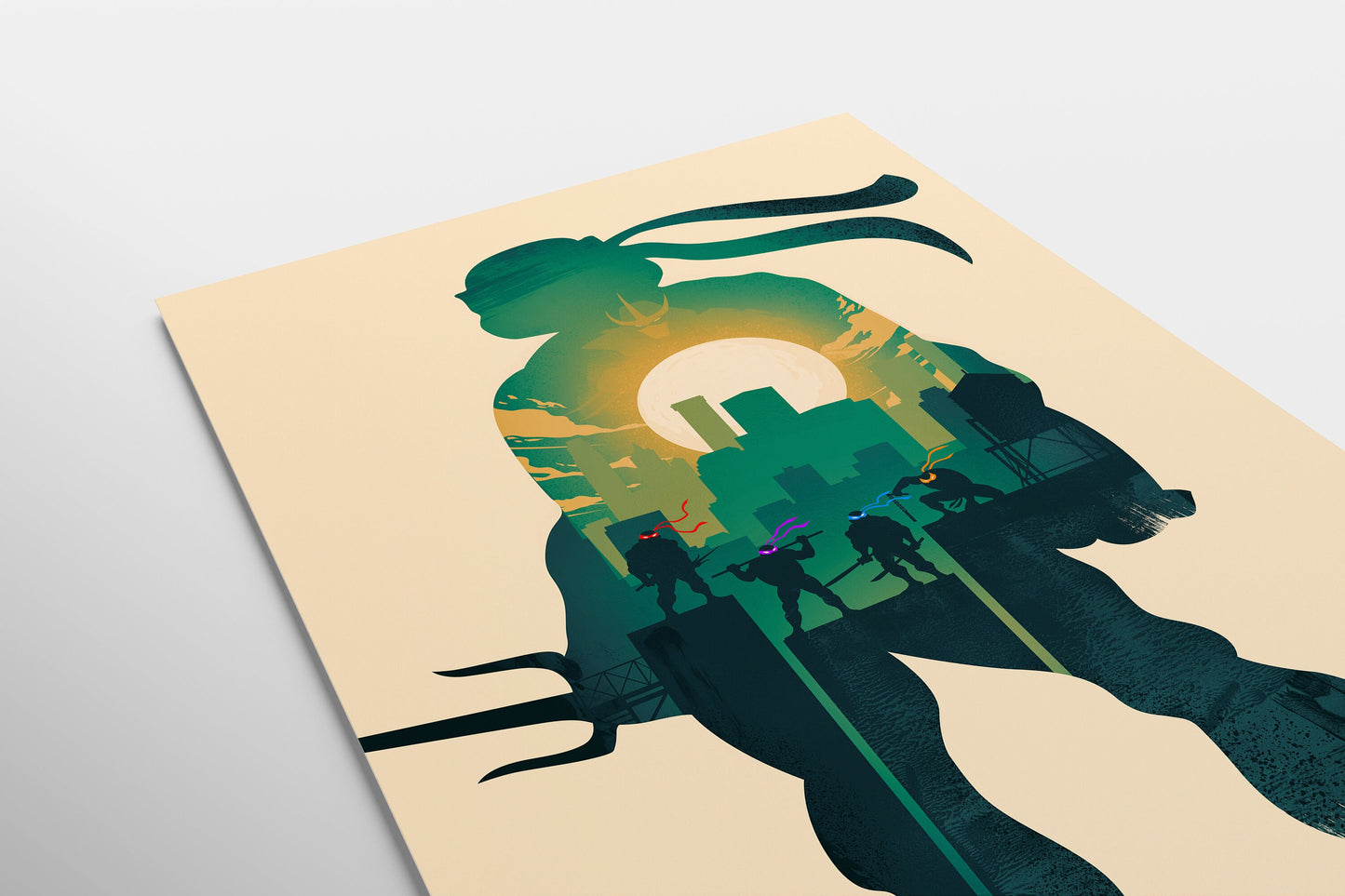 Teenage Mutant Hero Turtles Poster TMHT Print
