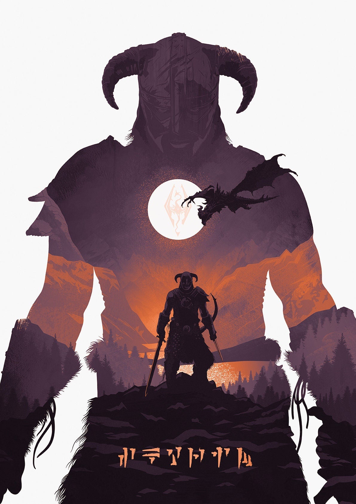 Skyrim Poster Print
