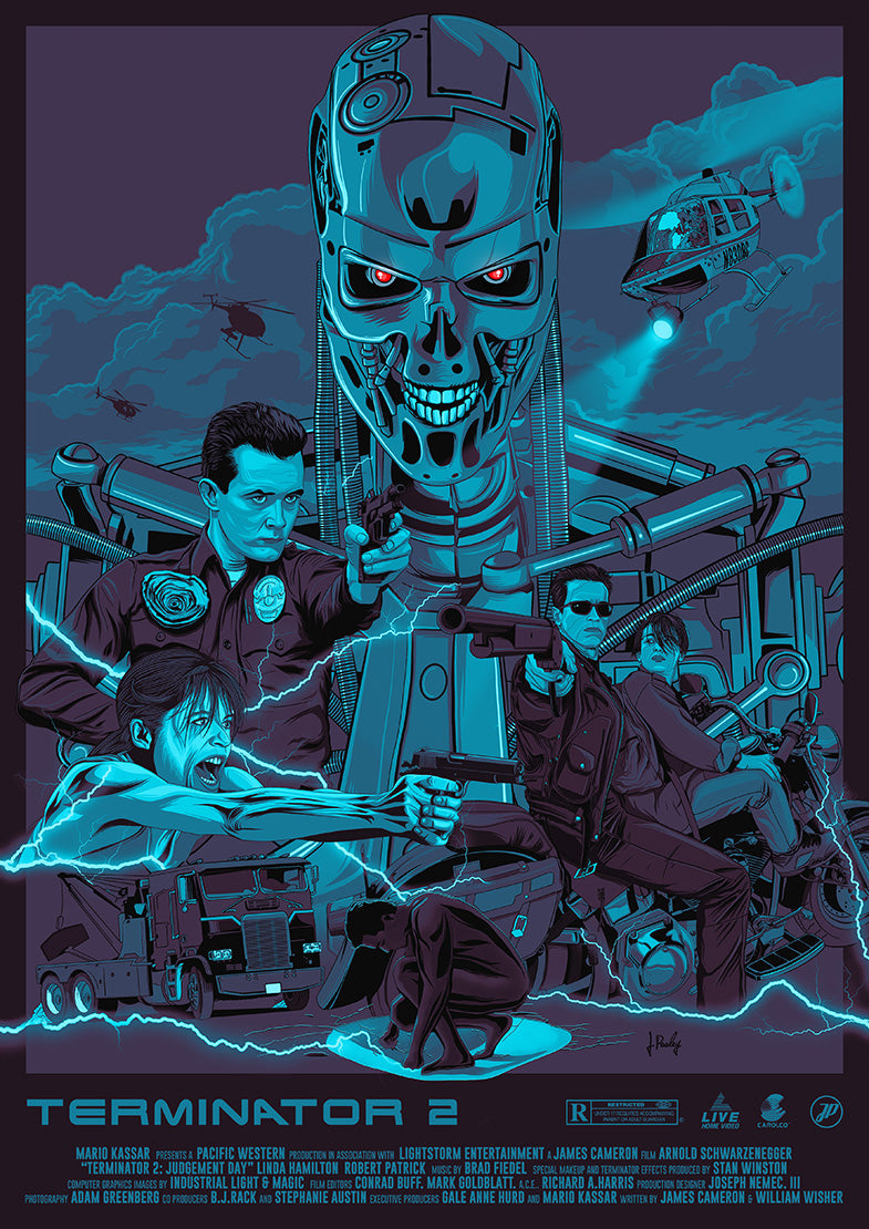 Terminator 2 Judgement Day Poster Print