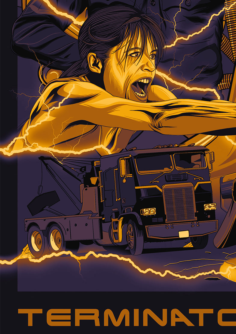 Terminator 2 Judgement Day Poster Print