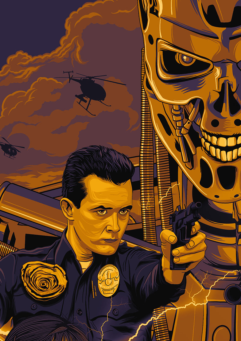 Terminator 2 Judgement Day Poster Print