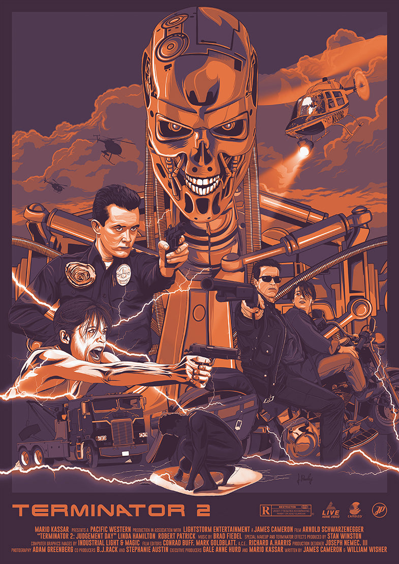 Terminator 2 Judgement Day Poster Print