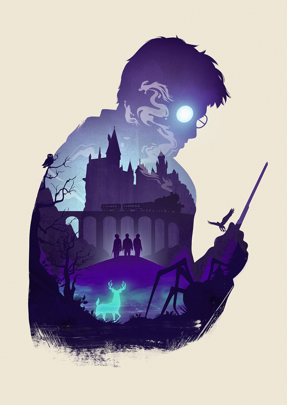 Harry Potter Movie Poster Print