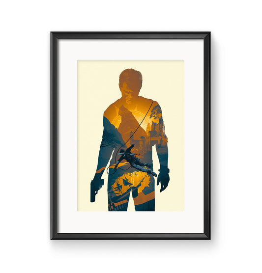 Uncharted Nathan Drake Poster Print