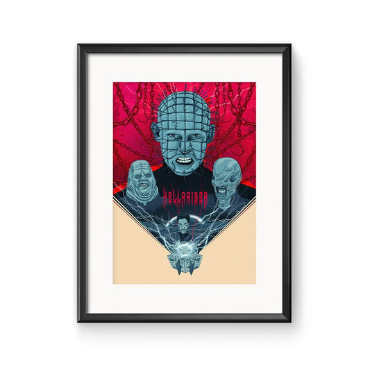 Hellraiser Poster Horror Movie Print - Pinhead