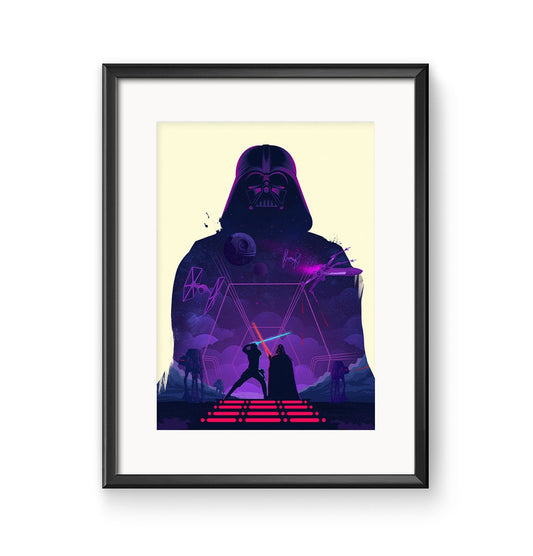 Star Wars Poster | The Empire Strikes Back Print | Darth Vader