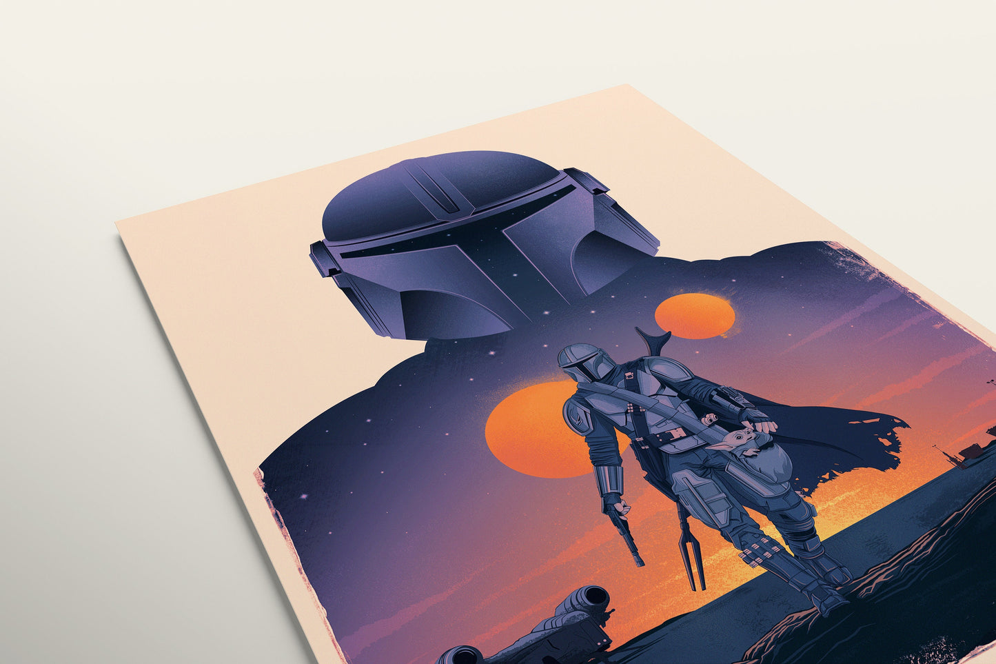 The Mandalorian Poster | Star Wars Print