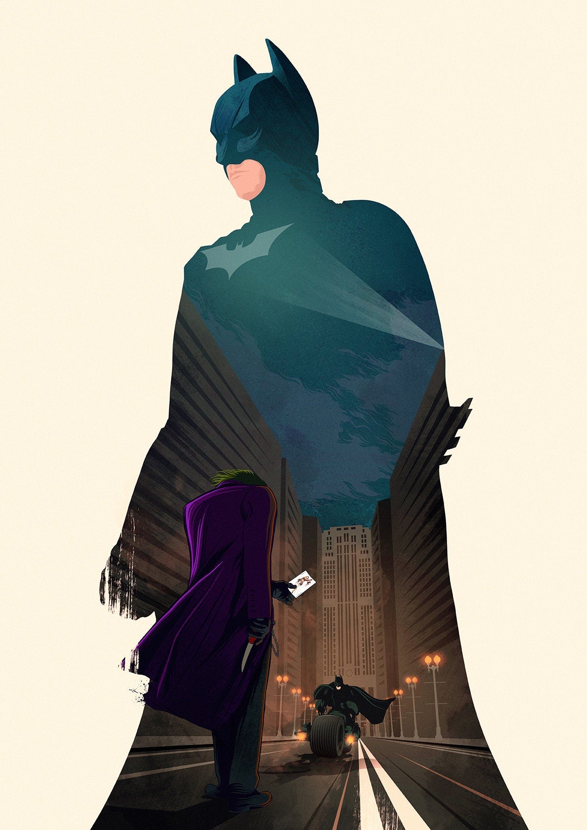 Batman The Dark Knight Movie Poster Print