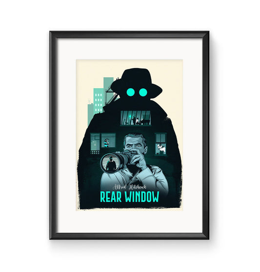 Alfred Hitchcock - Rear Window Poster Print